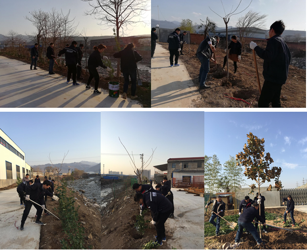 寶雞捷銳“迎春風(fēng)，綠家園”植樹節(jié)(圖1)